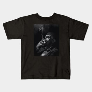 Smoker skull Kids T-Shirt